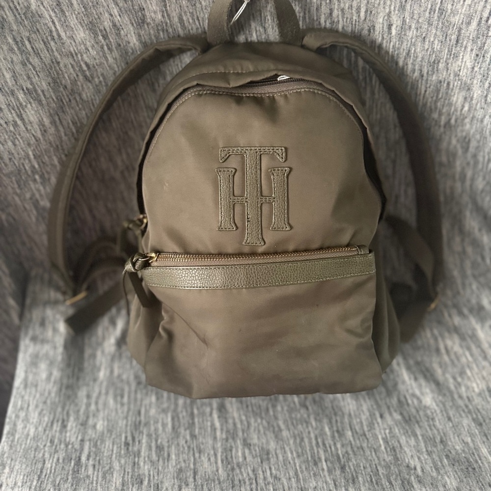 Tommy Hilfiger Khaki Backpack